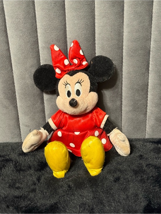 Disney Other - 💞4/$35- Disney Minnie Mouse Plush Red Polka Dot Dress Stuffed Animal
